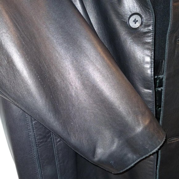 Andrew Marc - 3/4 length leather Jacket Size L - Picture 8 of 9